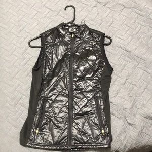 Black North Face vest